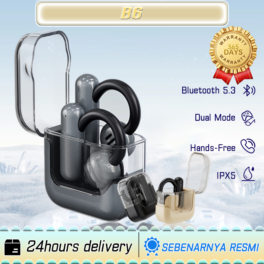 B6 Erphone Bloetooth Headset Bluetooth Super Bass Headset Wireless