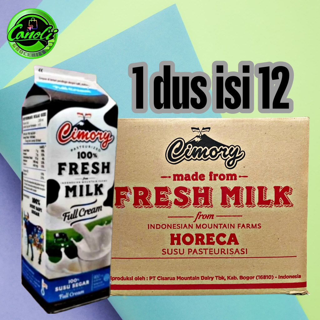 

cimory fresh milk 950 ml dus isi 12