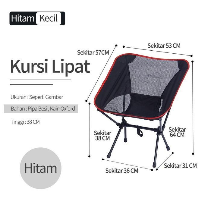 kursi lipat outdoor / kursi lipat portable / Kursi Camping Pancing - Kecil