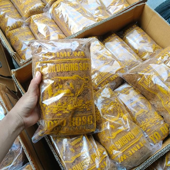 

abon sapi kemasan 1 kg enak gurih cocok untuk isian roti atau lemper [terlaris]