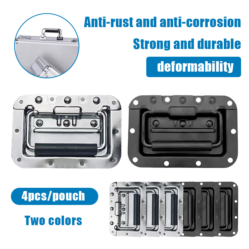 4pcs Handel Hardcase Tanam Besar import/Handel bobok box hardcase besi silver / Handel bobok box har