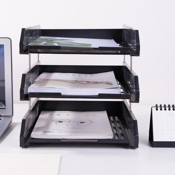 

Promo Deli File Tray Rak Penyimpan File 2&3Tingkat Bahan Plastik E9208 E9209 - Hitam, 2 TINGKAT Terlaris