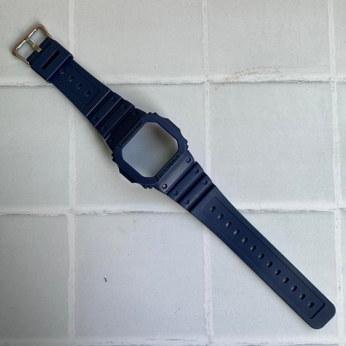 bnb g5600 gwm5610 glx5600 bezel strap g-shock g-5600 glx-5600 gw-m5610 - Navy
