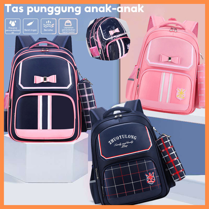 TAS Ransel Sekolah Anak British Style/TAS Ransel Sekolah SD SMP SMA/Tas Sekolah Impor/Tas Sekolah An