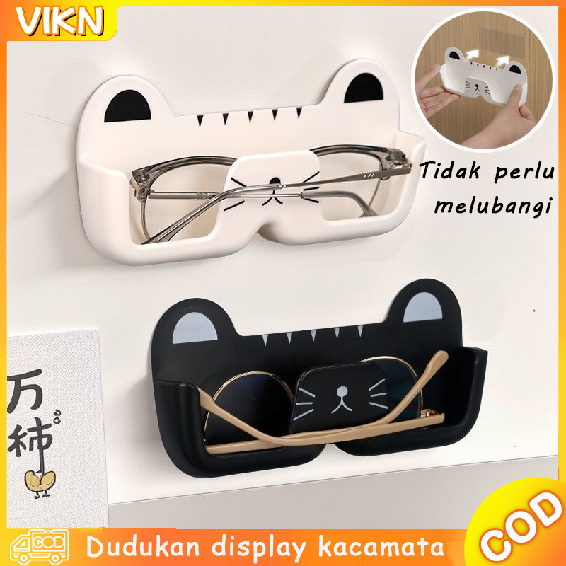 Rak Penyimpanan Kacamata Miopia/Rak Kacamata Kartun Gantung Dinding Kacamata/Kacamata Tempel Dinding