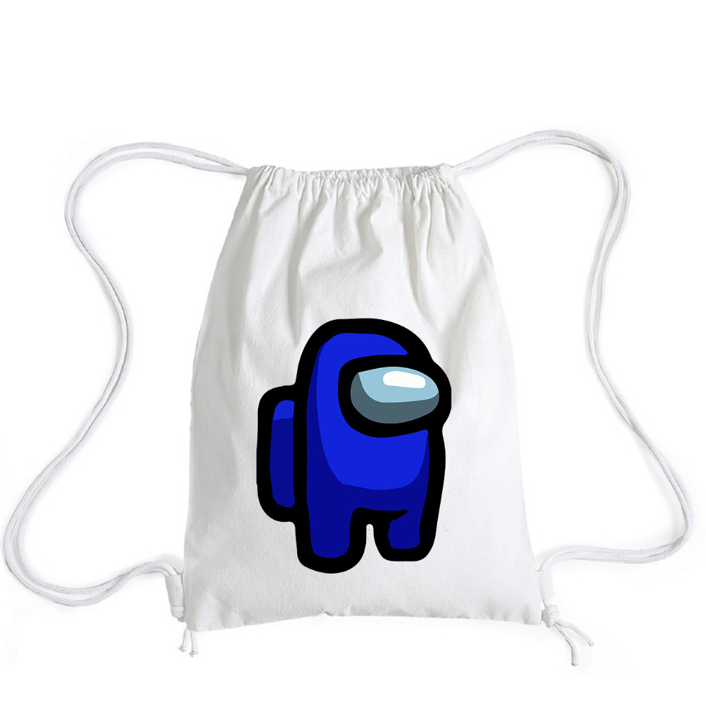 Tas Serut Terlengkap - Custom Gambar Hampers Pria Wanita Sekolah Olahraga Coqquette AMONG US PASPIS