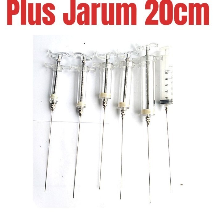 suntikan parfum jarum panjang inject refiil ... - alat ternak  peternakan dokter hewan spoit spuit