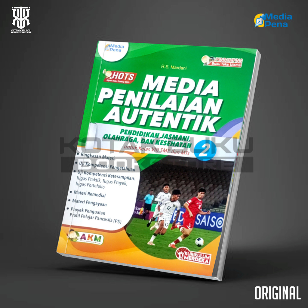 [ TS ] Media Penilaian PJOK Kelas 7 8 9 SMP Kurikulum Merdeka / Mediapena SMP / Tiga Serangkai / Rev