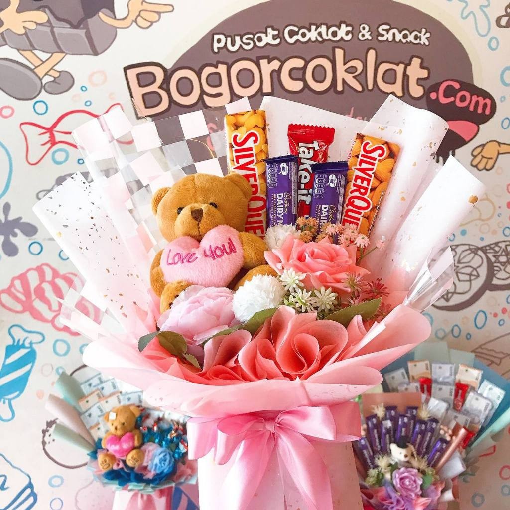 

Buket Teddy Love You Choco