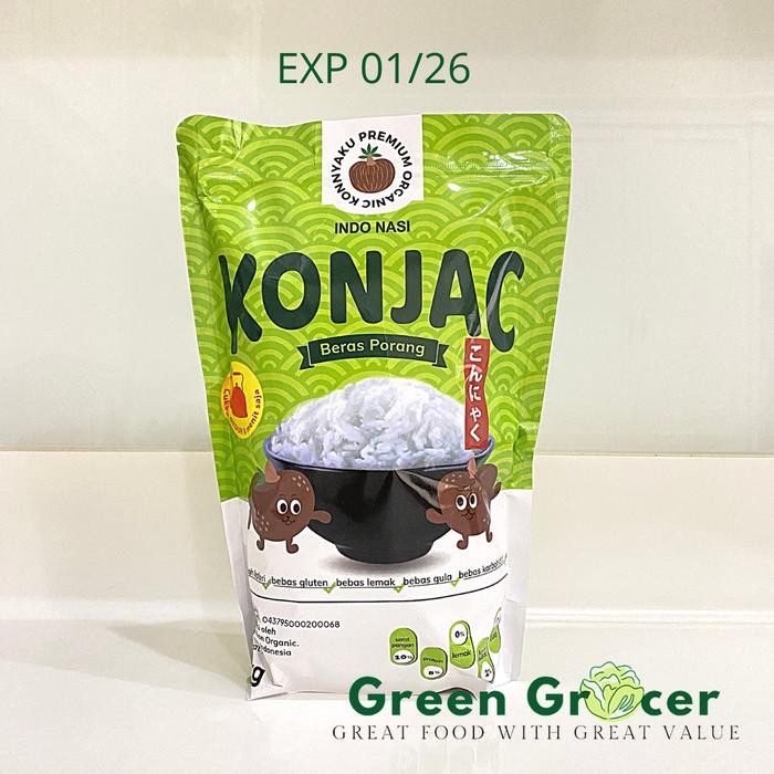 

INDONASI Konjac rice / Shirataki rice / beras porang 1 Kg