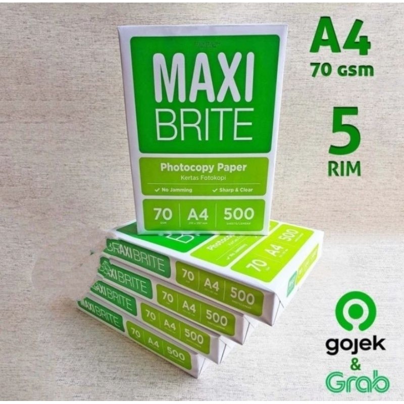 kertas hvs a4 70 gram a4 maxi brite