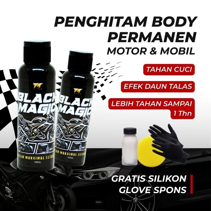 Black magic penghitam bodi motor/mobil