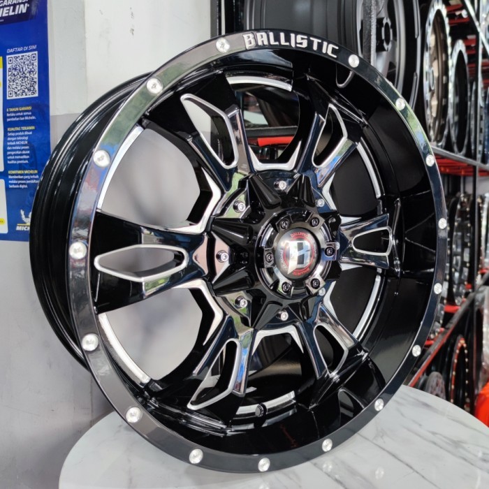 Velg Ballistic Offroad 976  20x9.0 6H 139.7 et15 Ring 20 R20 Mobil Pajero Fortuner Hilux LandCruiser