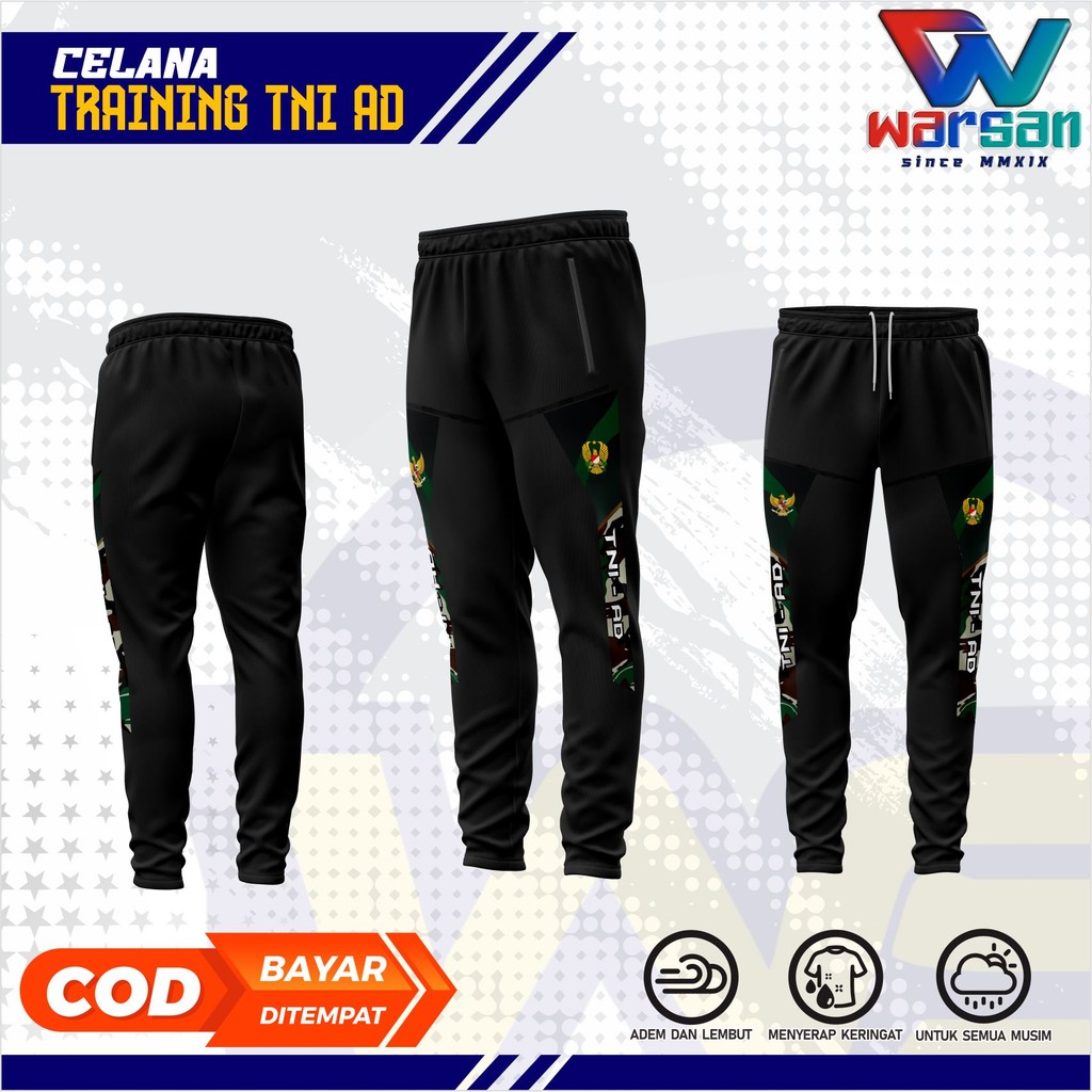 WARSAN TRAINING / CELANA TRAINING TNI AD / OLAHRAGA TNI AD / RUNNING TNI AD / CELANA TNI AD