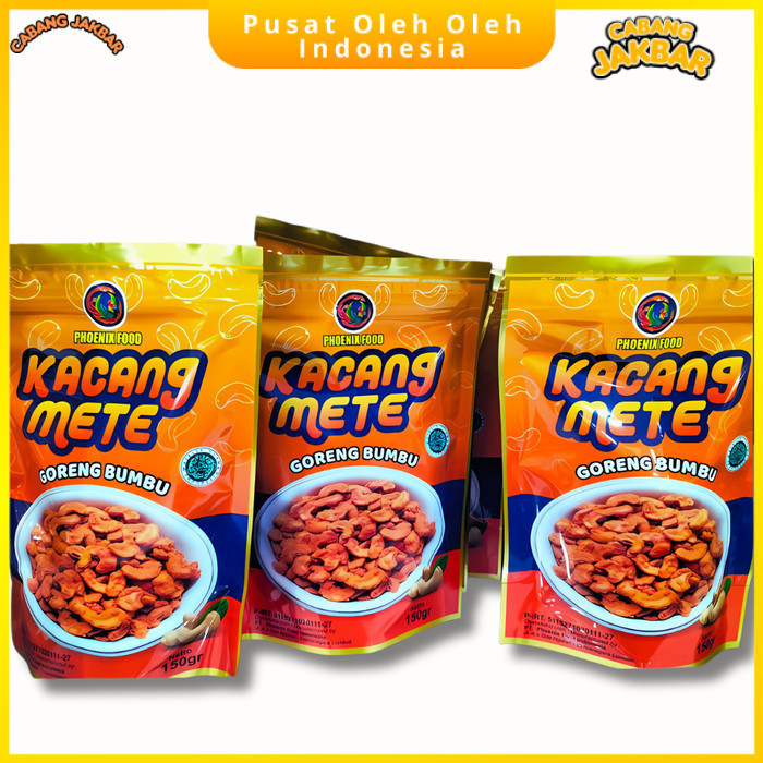 

Kacang Mete Mede Mente Dele Goreng Bumbu Merk Phoenix Food Enak JB 01