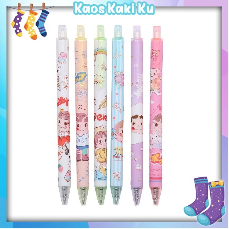 

Pulpen Gel Motif Cartoon Pulpen Pelajar Dan Kantor Pena Lucu Cherry Maruko