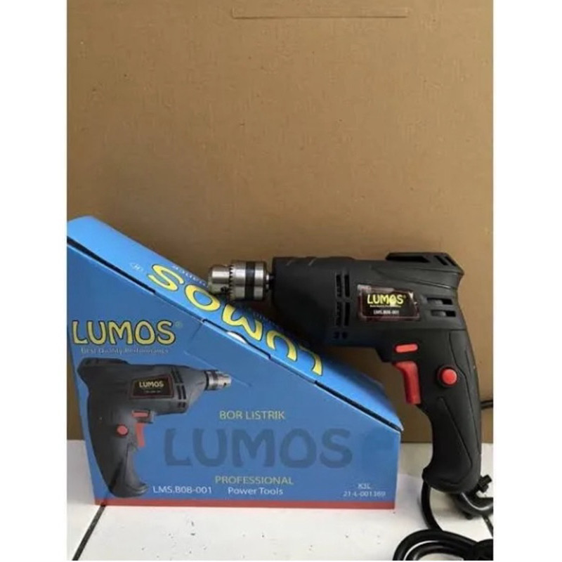 BOR LISTRIK 10MM LUMOS ELEKTRIK DRILL 10Mm