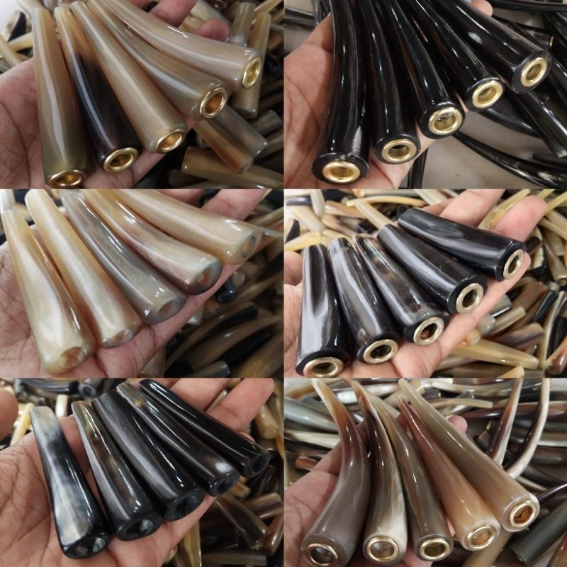 Once pipa rokok tanduk kerbau mini premium