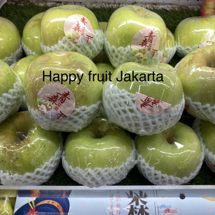

Apple Aomori rrc | Buah apel aomori green fresh 1 kg