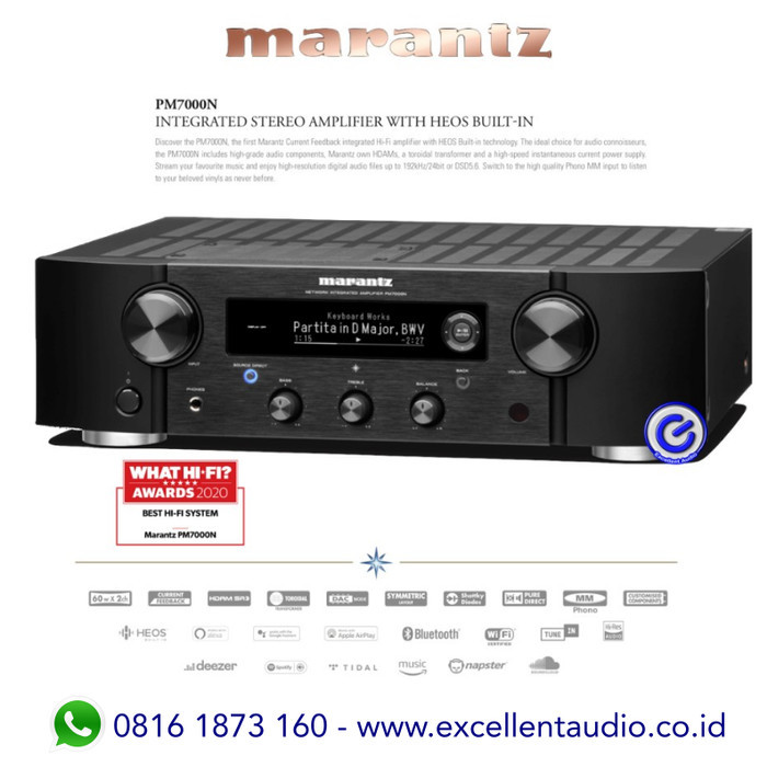 Marantz PM7000N integrated amplifier / pm 7000n / streamer