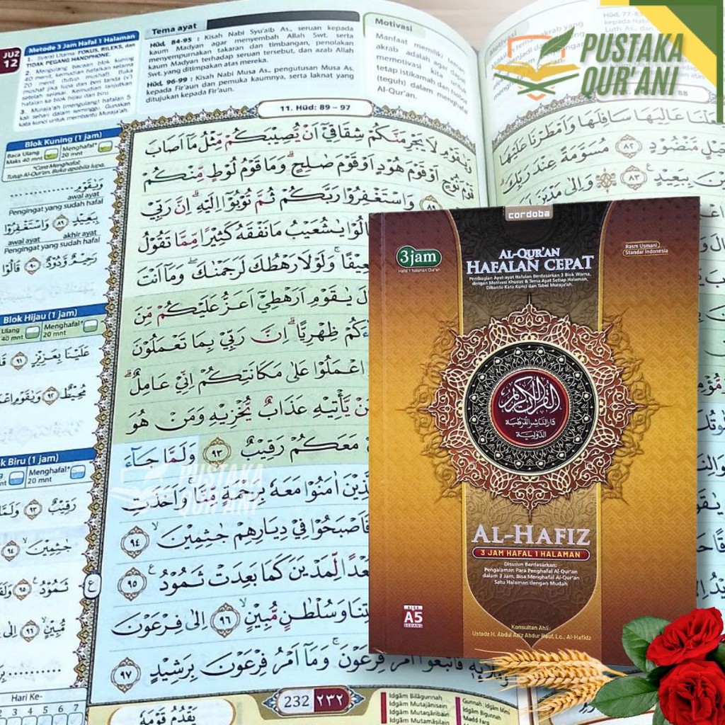 AL-QURAN AL-HAFIZ HAFALAN CEPAT A5 3 Blok Warna Terjemah | Pustaka Qurani