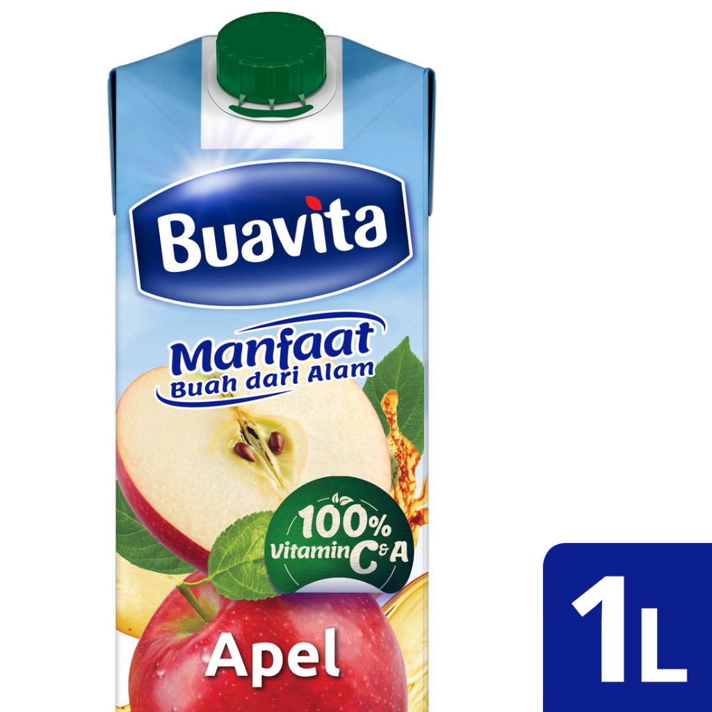 

Buavita Juice Apel 1L - Nikmati Kesegaran Apel dalam Setiap Gelas Buavita Apel RL1 1000ml - Sumber Vitamin dan Antioksidan Alami Juice Apel Buavita 1 Liter - Cocok untuk Meningkatkan Kesehatan Harian