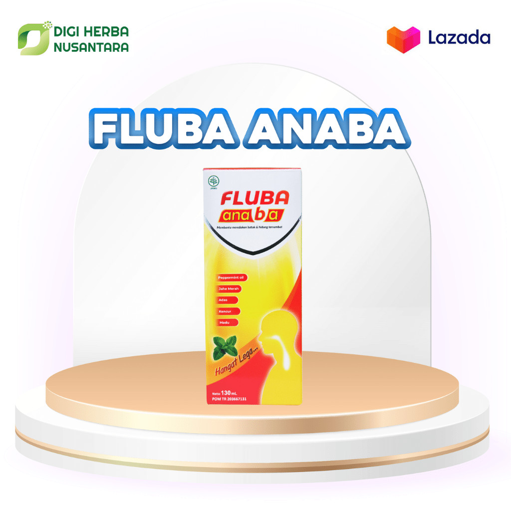 

FLUBA ANABA Redakan Batuk & Flu Untuk Anak & Dewasa - 1 Box