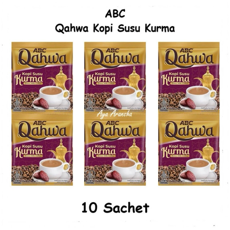 

ABC Qahwa Kopi Susu Kurma 10 Sachet