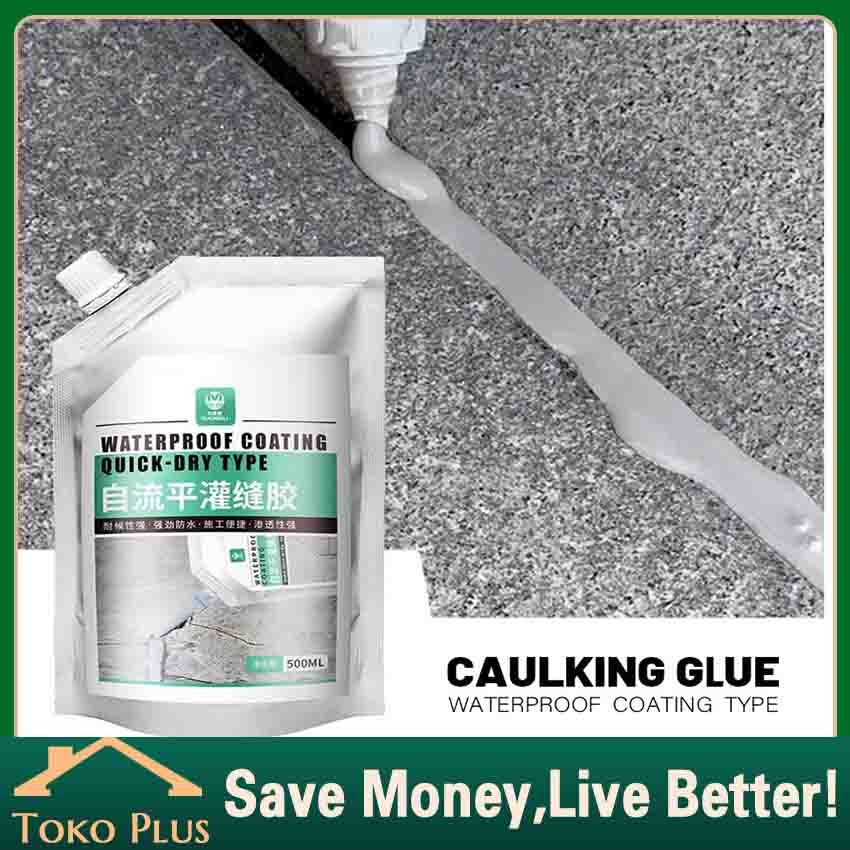 500ml Crack Seal Penutup Retak Beton Perekat Perbaikan Keretakan Beton Elastis / Penutup Retak Luban