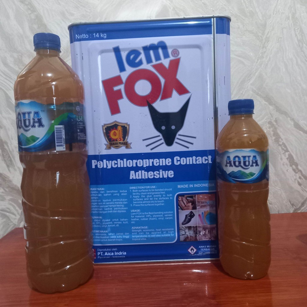 

LEM KUNING BOTOLAN FOX PRIMA D | LEM SERBAGUNA SUPER KUAT REKAT | LEM FOX PRIMA D