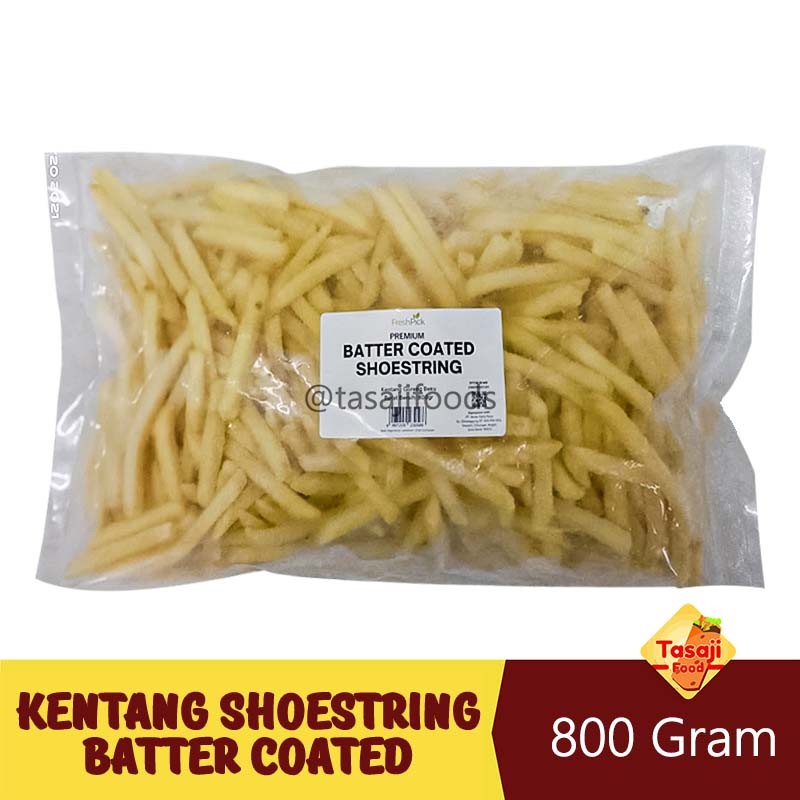 

Fresh Pick Kentang Goreng Shoestring Batter Coated 800 Gram