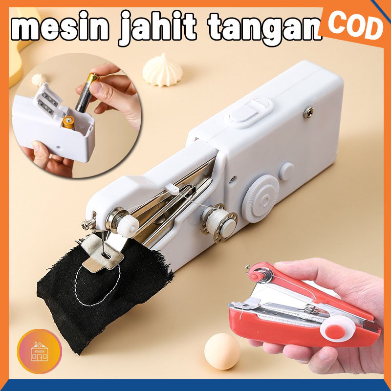 mesin jahit tangan /Mini Sewing /Jahit Genggam /Portable Dengan Baterai