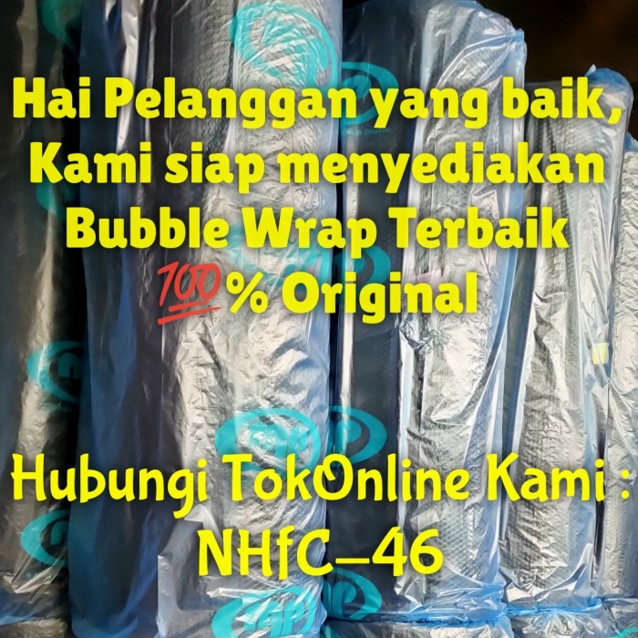 

Bubble Wrap/Bubble Pack/Plastik Bubble Roll- MP Hitam Kualitas Premium