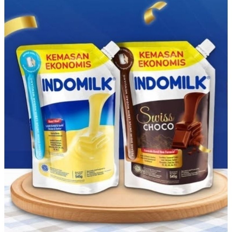 

GWP - Indomilk Kental Manis Full Cream 545 gr / Susu Creamy Original / Swiss choco