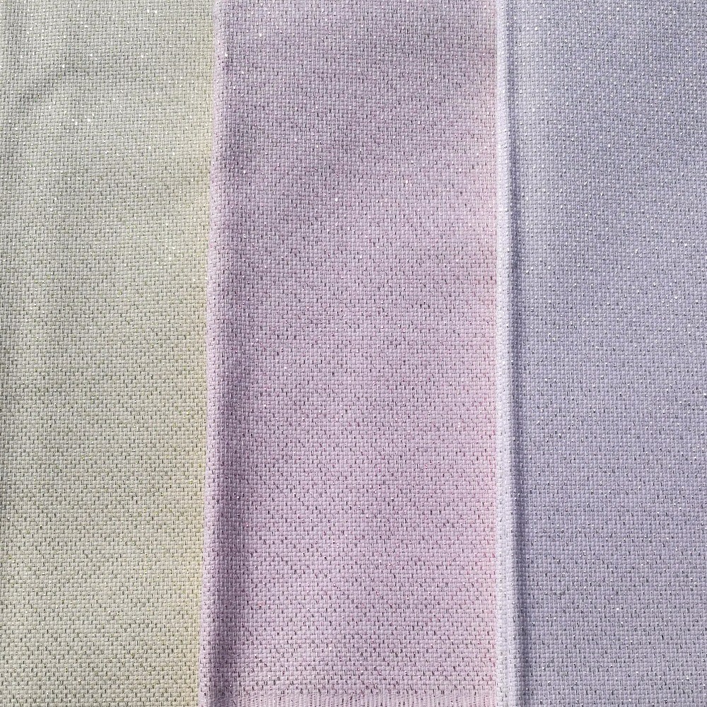 

30X30CM 14ct white cloth silver line gold line blue pink cross stitch fabric brilliant pearl canvas DIY handmade needlework