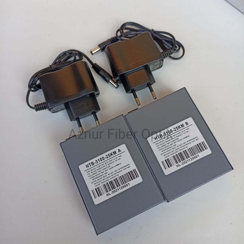 HTB 3100 A+B Media Converter HTB-3100 Netlink 10 100Mbps Fiber Optik