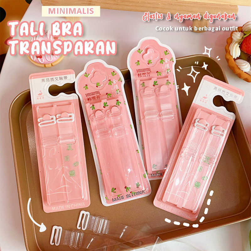 Tali BH Bening Elastis Transparan | Tali BH Transparan | Tali Bra | Tali BH Transparan Murah | Tali 