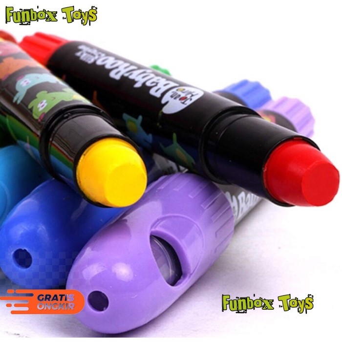 

(MOF) Joan Miro 12pcs Babyroo Silky Crayon Face Painting Body Kids