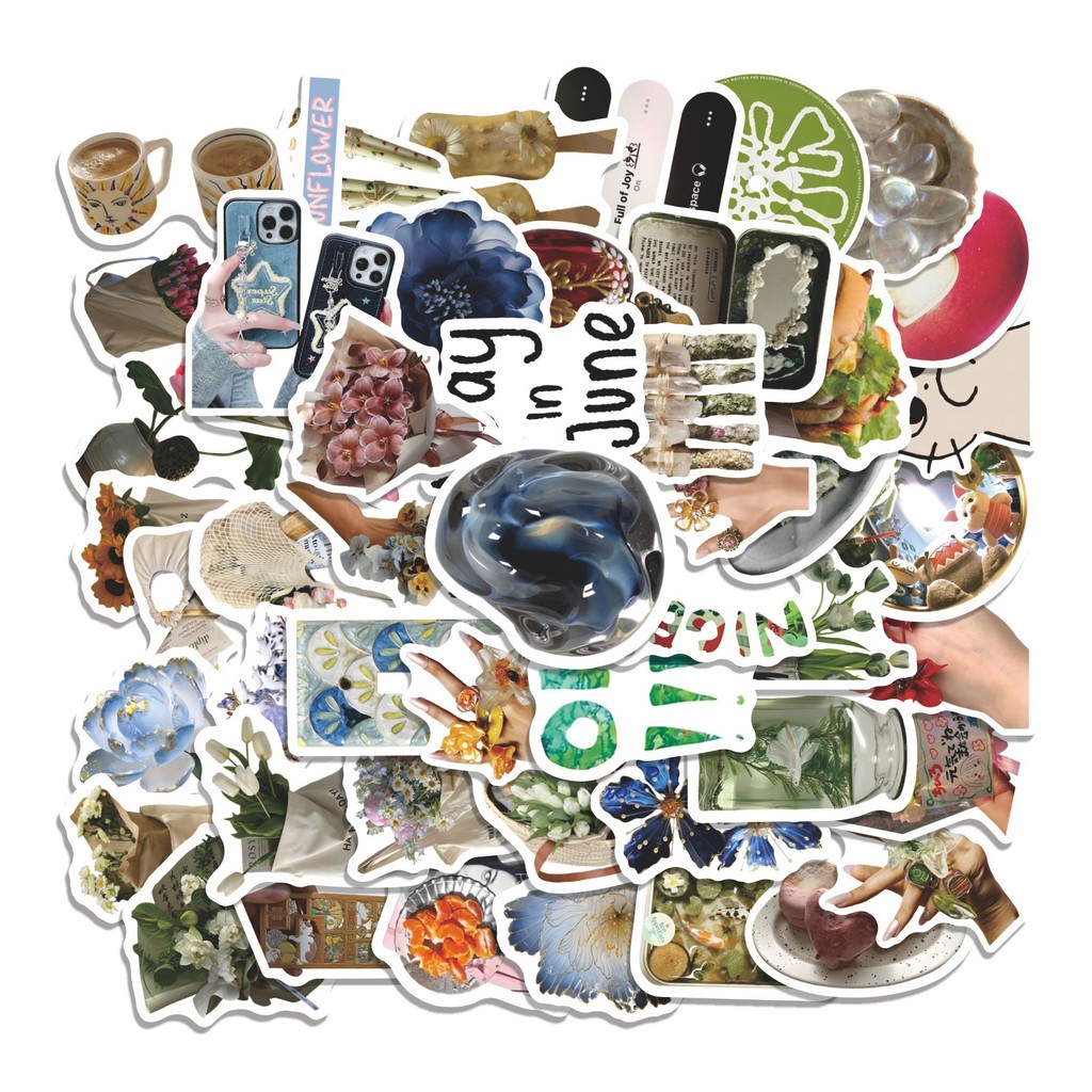 

COD 50 Pcs Stiker Antique Album Lucu Anti Air Untuk Dekorasi Notebook Sepeda Skateboard Handphone