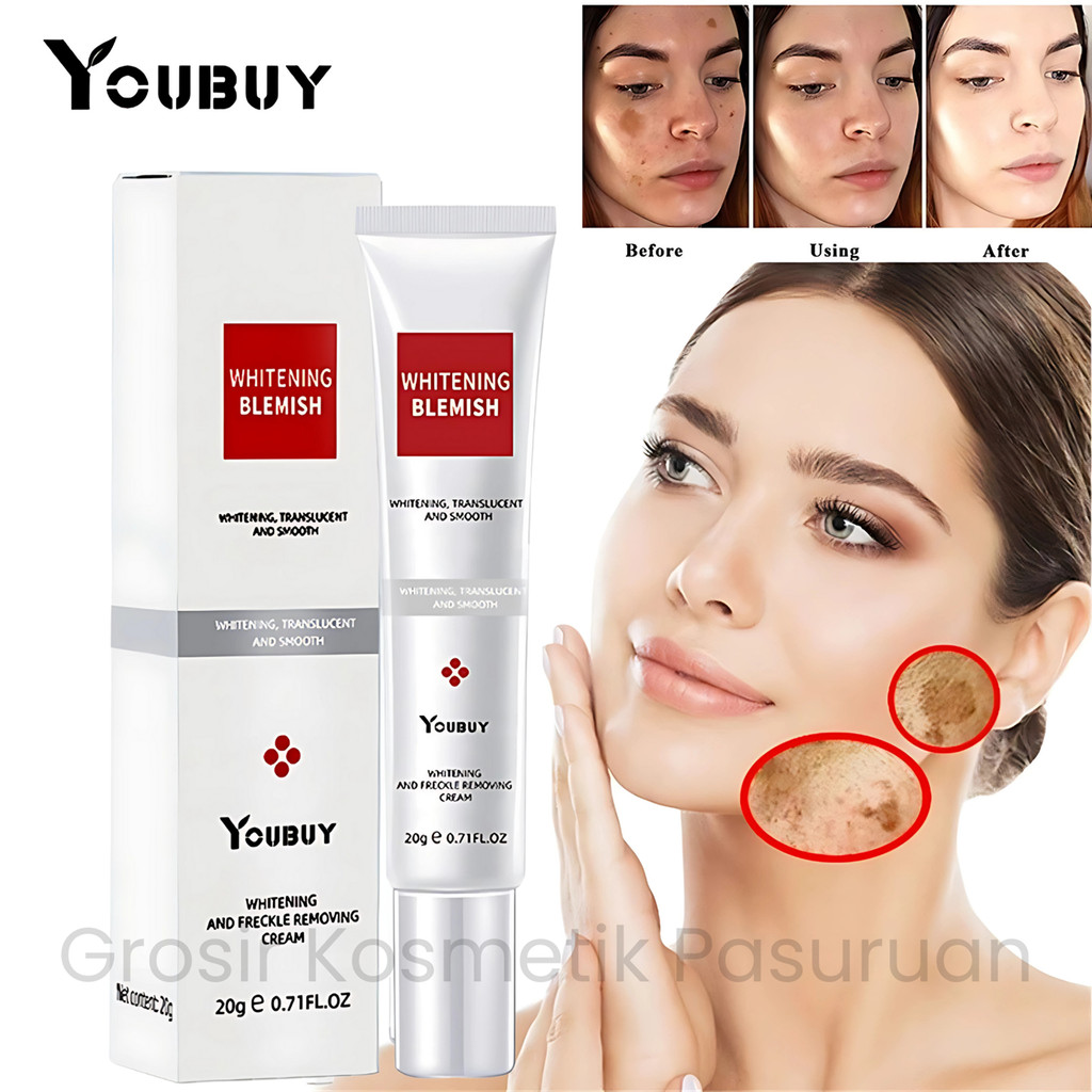 ❤️GKP❤️ Youbuy Whitening Freckle Blemish Cream Original Krim Pemutih dan Penghilang Flek Hitam Memba