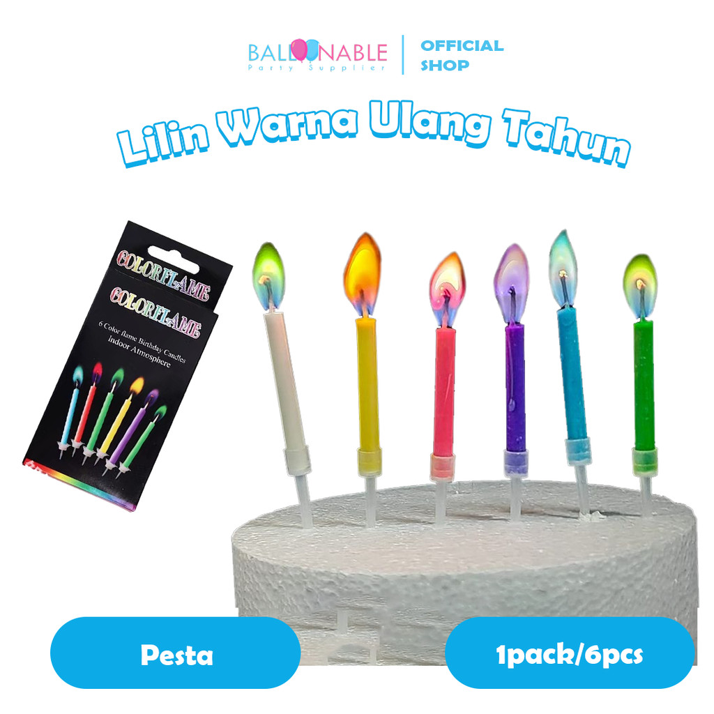 Lilin Colors Flame / Lilin Api Warna Warni