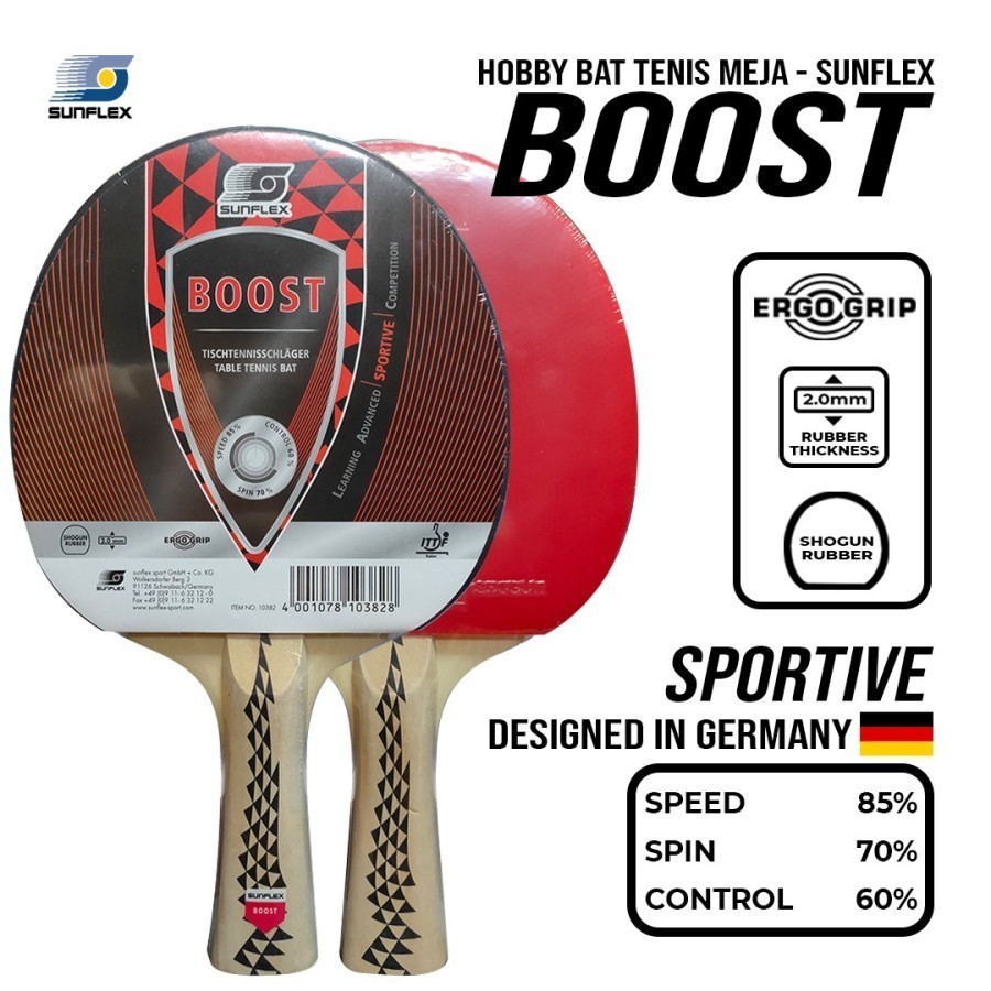 SUNFLEX Bat Boost Bet Tenis Meja Pingpong