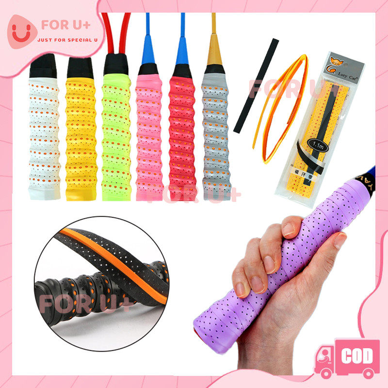 Grip Raket Karet / Grip Raket Badminton Karet Model Bintik