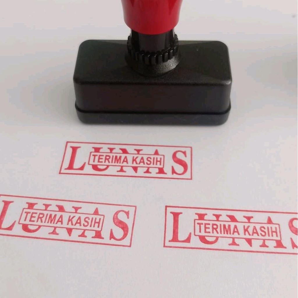 

STEMPEL FLASH LUNAS STEMPEL LUNAS TERIMAKASIH