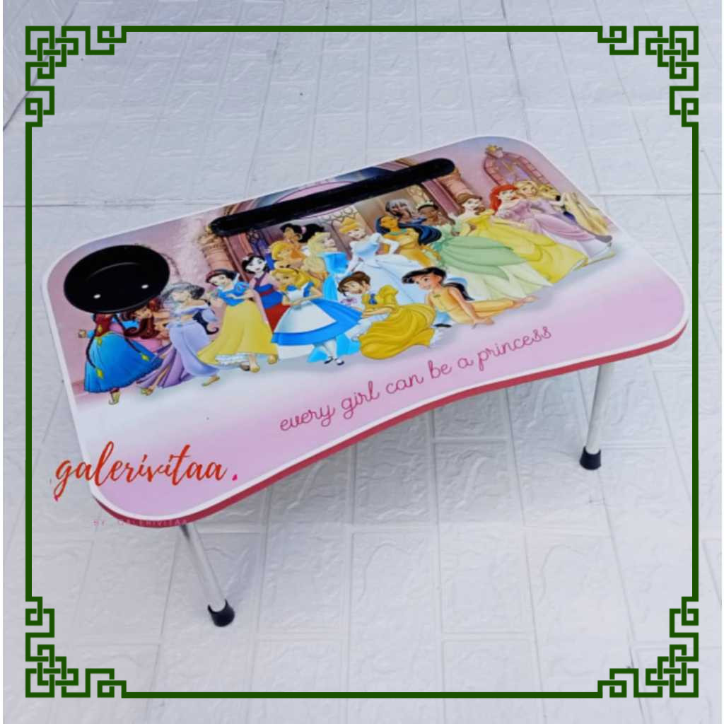 Meja Laptop /Meja Belajar /Meja Lipat Anak lucu M01