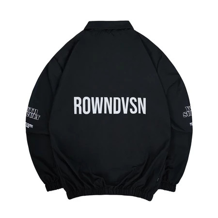 Rown Division Stockroom Tracksuit Jacket - Rowndvsn Jaket Mortalia Black