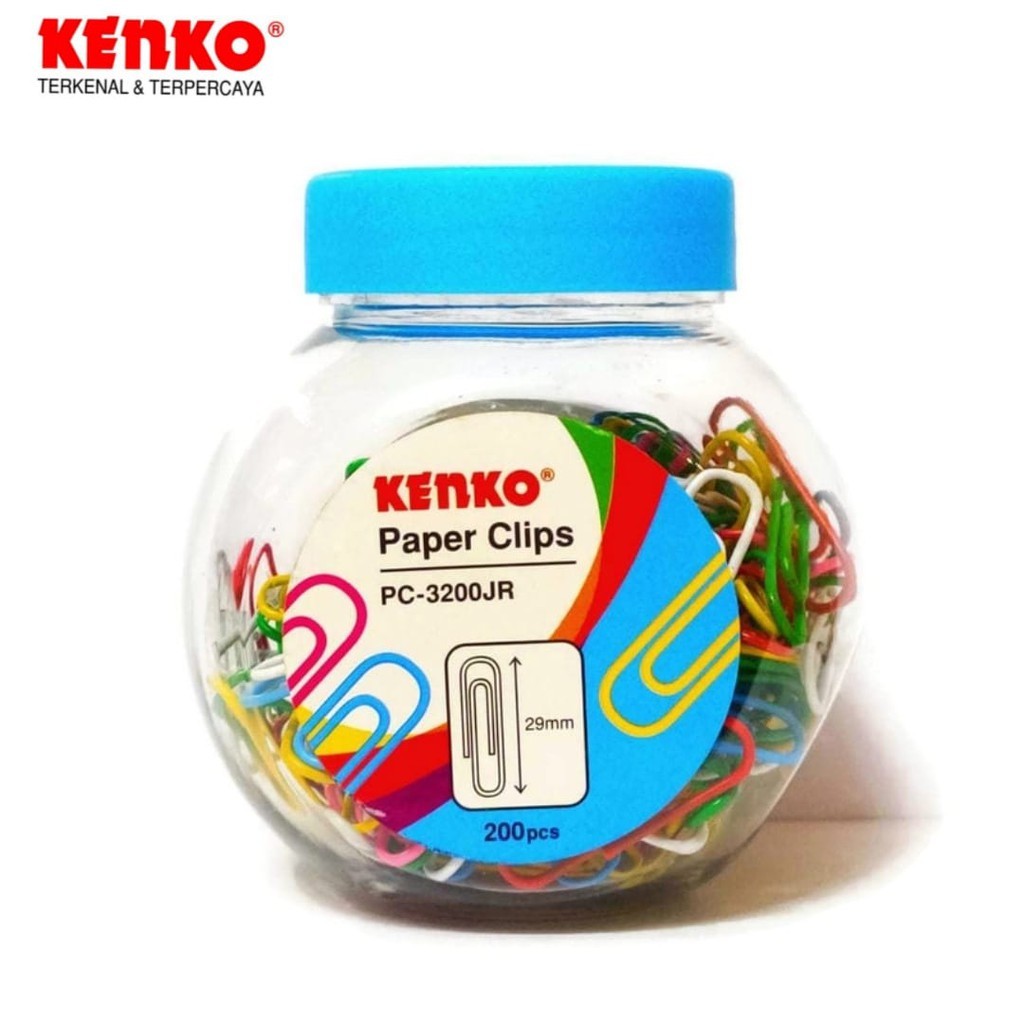 

KENKO PAPER CLIP COLOR PC-3200 JAR / 3 JAR