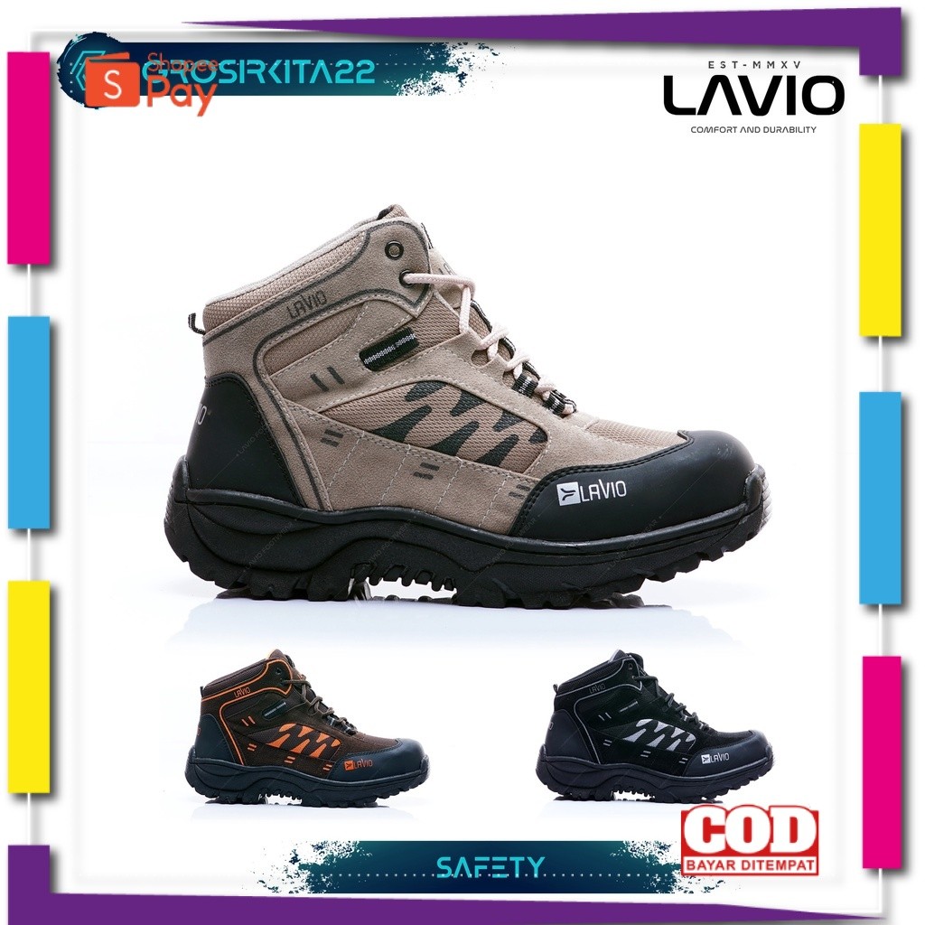 [PREMIUM ORIGINAL] sepatu sapety original new lavio axel terlaris
