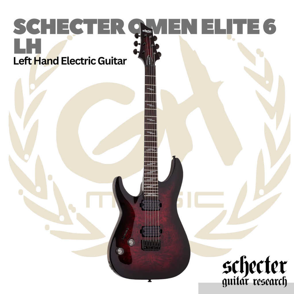 Schecter Omen Elite 6 Left Handed Electric Guitar | Gitar Elektrik Kidal