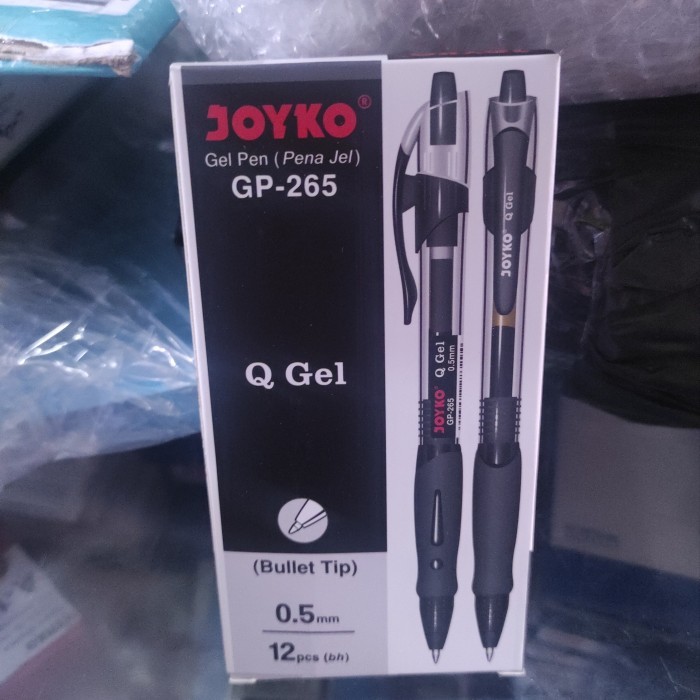 

TERBARU Pulpen Gel Joyko Gp 265 cetek cetek - Hitam